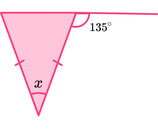 Isosceles Triangle practice question 6