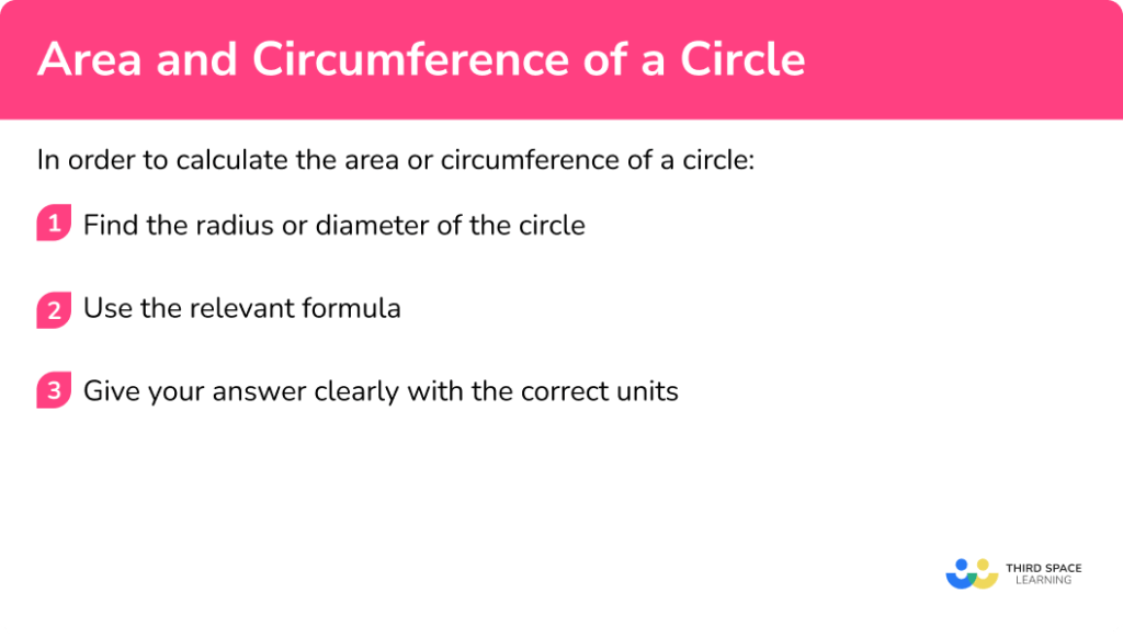 Area And Circumference Of A Circle GCSE Maths Guide