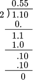 Dividing Decimals table image 4