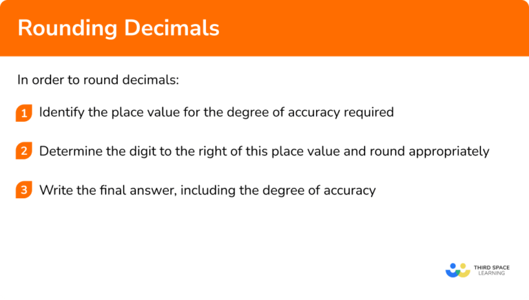 Rounding Decimals - GCSE Maths - Steps, Examples & Worksheet