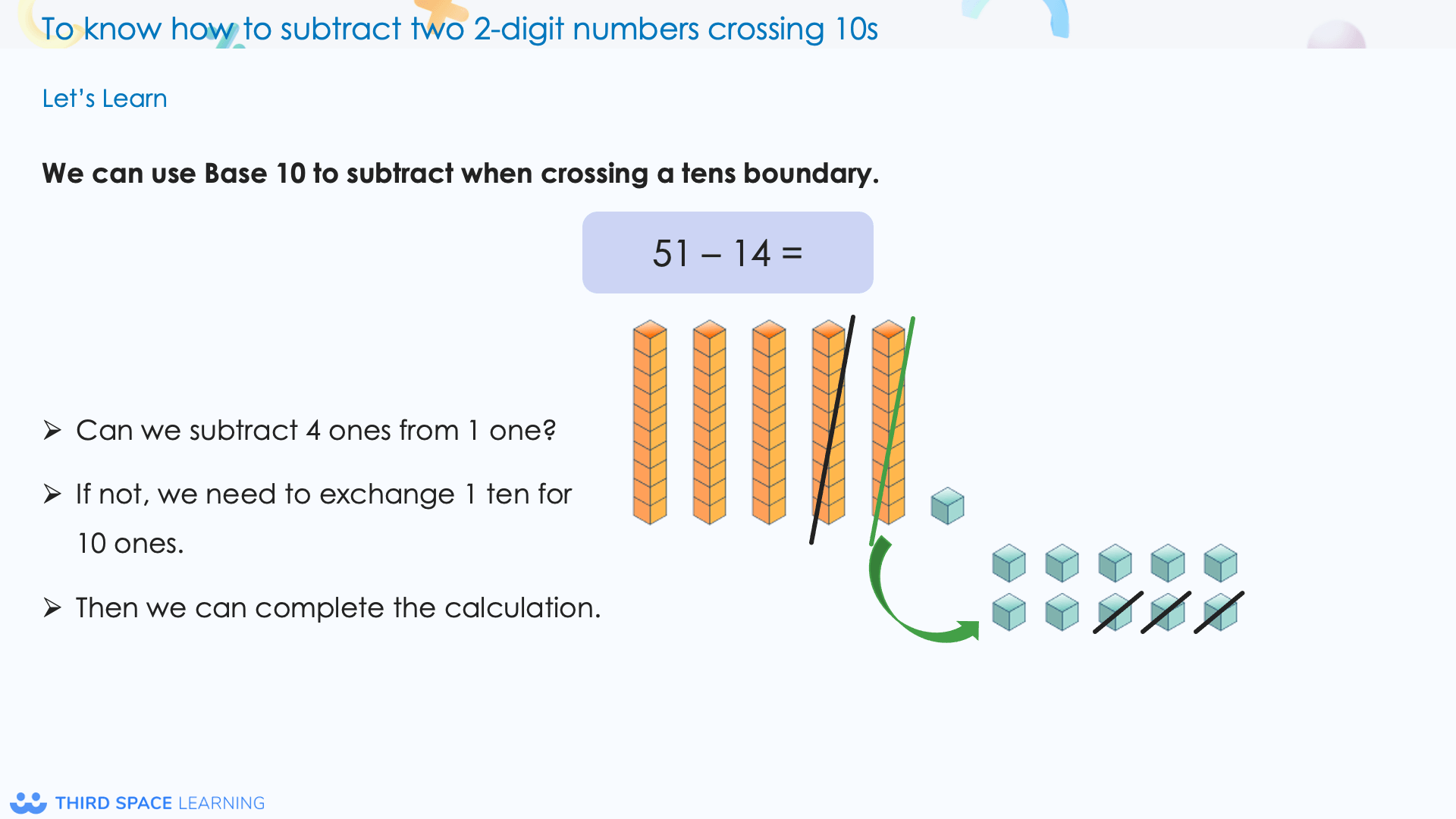 subtraction slide