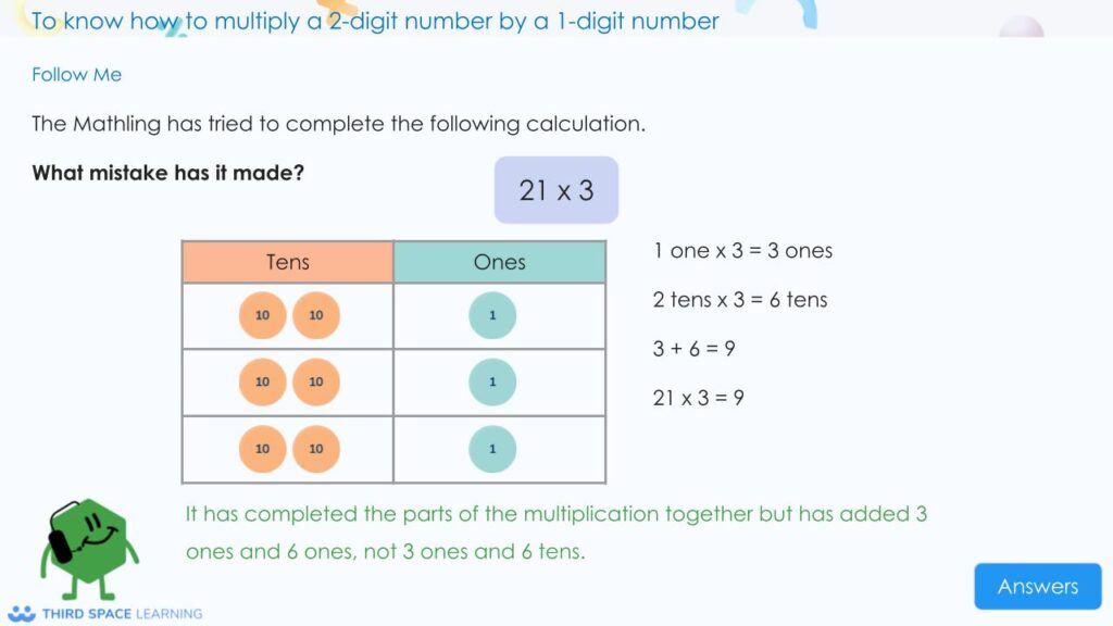 multiplication slide