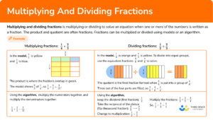 Multiplying And Dividing Fractions - Math Guide