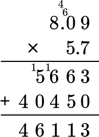 Multiplying and Dividing Decimals Example 3 Image 2