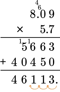 Multiplying and Dividing Decimals Example 3 Image 4