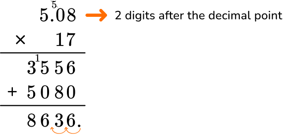 Multiplying and Dividing Decimals Practice Question Image 3