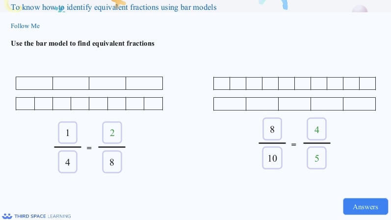 bar model fraction