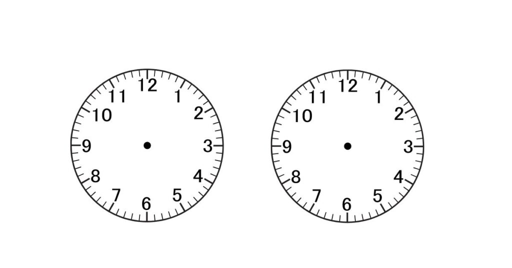 blank clocks