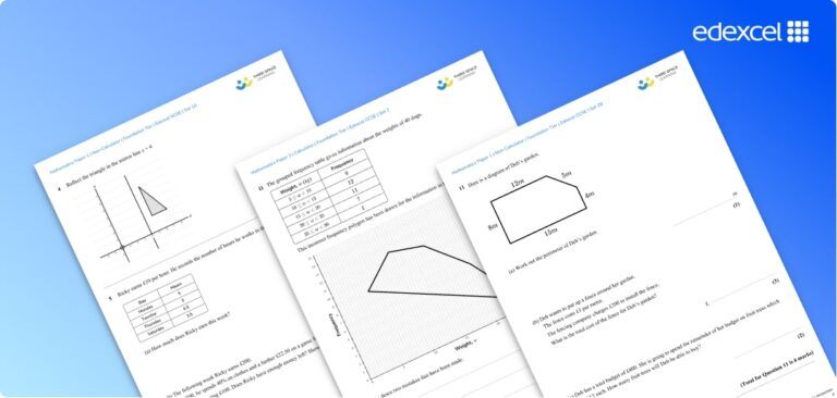 Edexcel Maths Papers - GCSE [FREE] - Third Space Learning