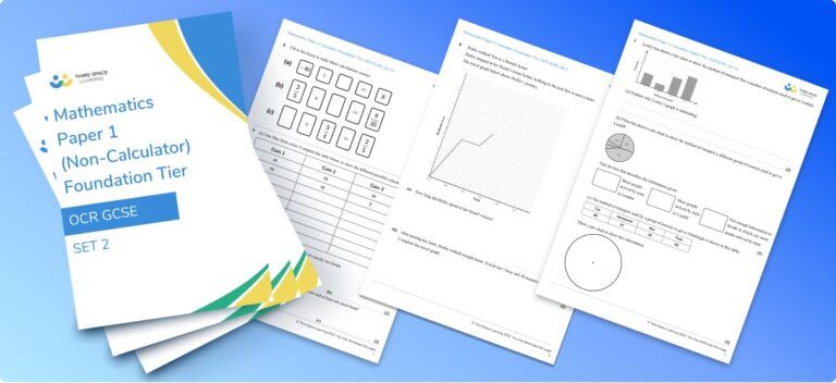 OCR Maths Papers - GCSE [FREE] - Third Space Learning