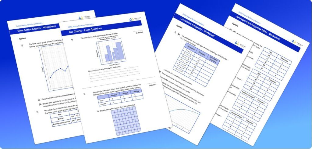 Statistics Worksheets - GCSE Maths [FREE] Third Space Learning