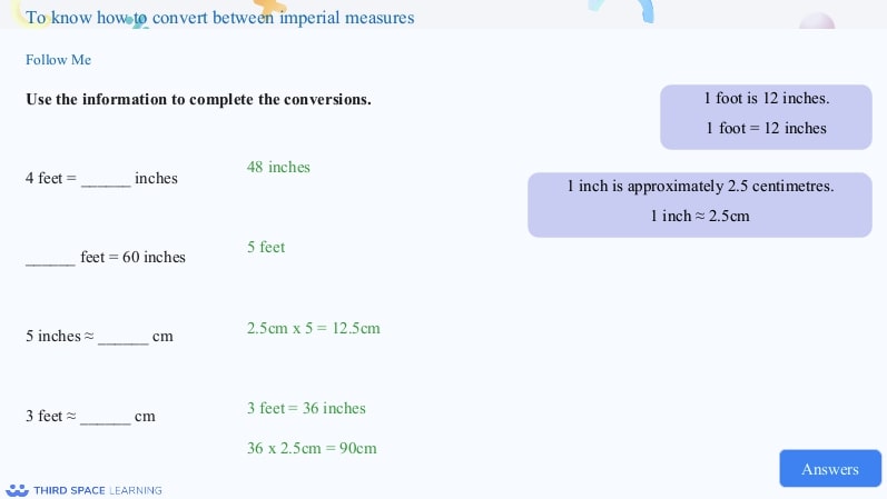 converting units of measure question slide