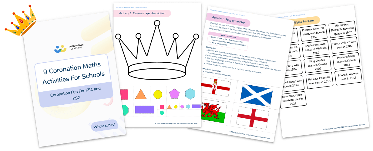 9 Coronation Maths Activities For Schools