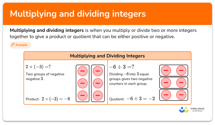 Multiplying And Dividing Integers Steps Examples Questions