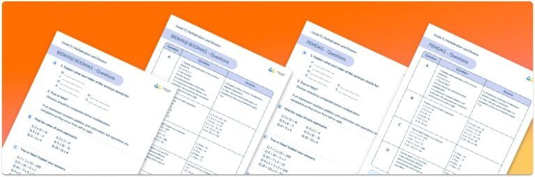 [FREE] BIDMAS/BODMAS/PEMDAS Worksheet – Third Space Learning