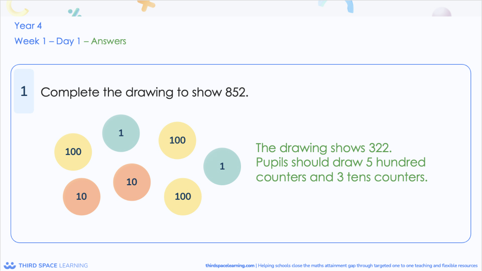 Rapid Reasoning Year 4 example 