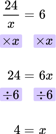 Solve equations with fractions example 7