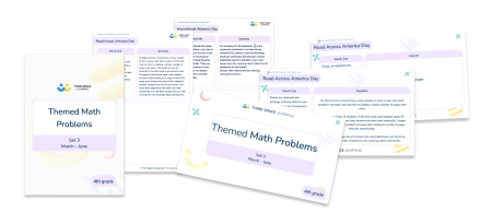 Themed Math Problems: Set 3 (Mar – Jun), 4th Grade