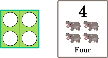 Numicon shapes can be any numbers with animals