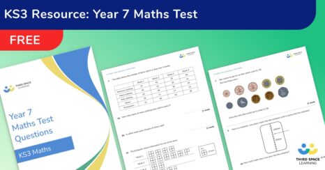 Free Year 7 Maths Test With Answers And Mark Scheme: Mixed Topic Questions