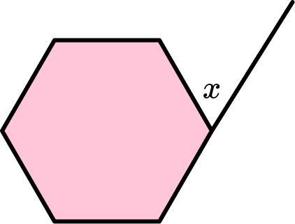 Angles in a Hexagon example 1 image