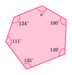 Angles In A Hexagon - GCSE Maths - Steps, Examples, Worksheet