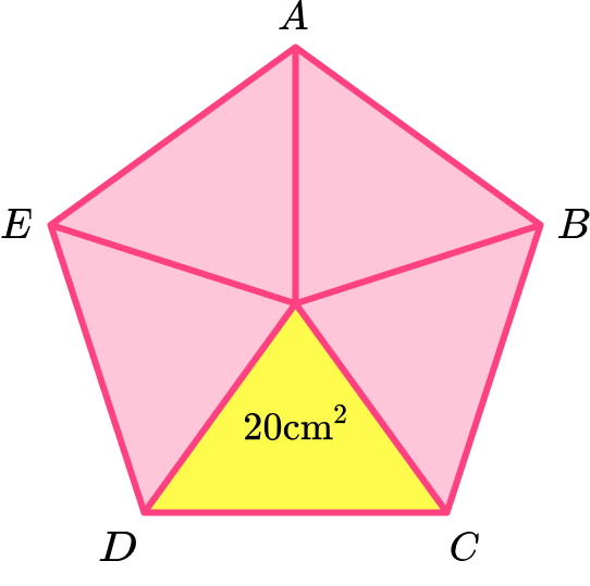 Area of a pentagon example 3