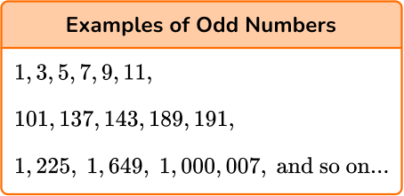 Odd Numbers image 1 US