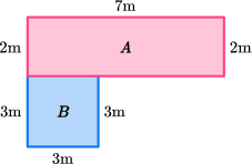 Area of composite shapes image table 1