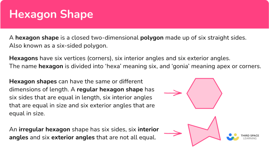 Hexagon Shape - Math Steps, Examples & Questions