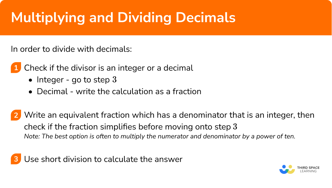 How to divide with decimals