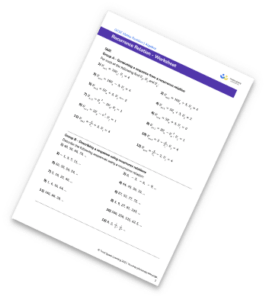 GCSE Maths Worksheets [FREE] - Third Space Learning