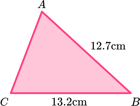 Scalene Triangle GCSE question 3
