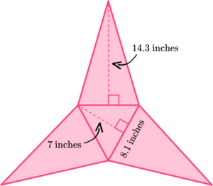 Surface Area of a Pyramid - Math Steps, Examples & Questions