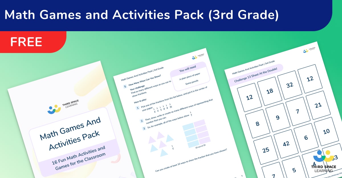 Math Games For Your Grade 3 Students No Screens Required 