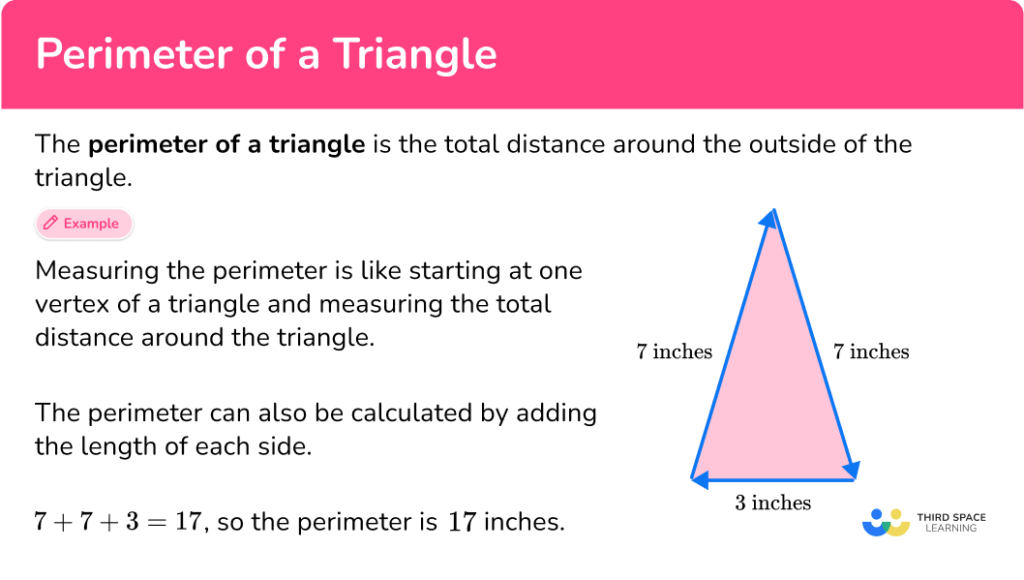 Perimeter of a Triangle Math Steps, Examples & Questions