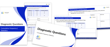 Cumulative Frequency Diagnostic Questions