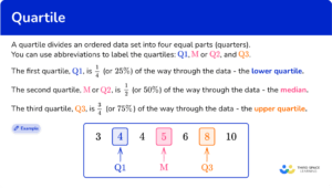 Quartile - Math Steps, Examples & Questions