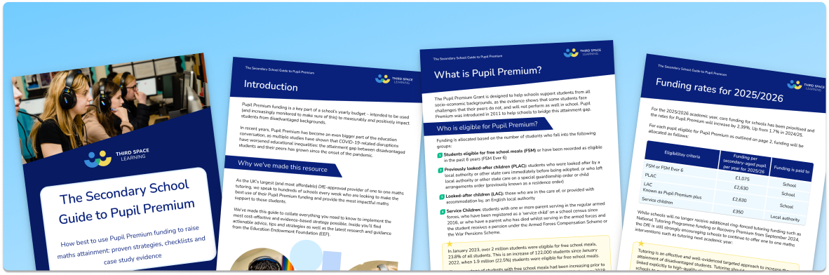 The Secondary School Guide to Pupil Premium