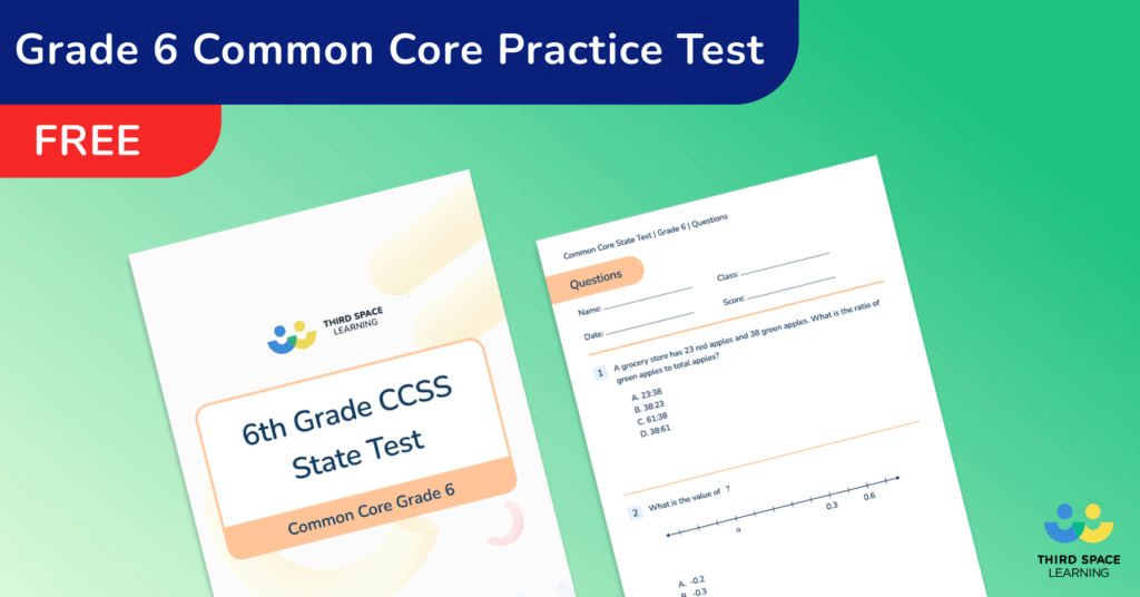 FREE 6th Grade Math Test And Answer Key: Prepare Students For State Assessments