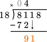 Dividing multi digit numbers 34 US