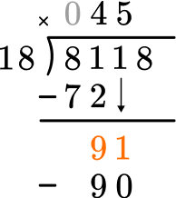 Dividing multi digit numbers 36 US