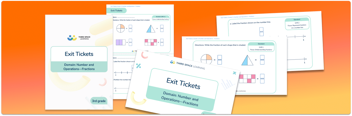 Exit Tickets Grade 3 – Number and Operations—Fractions