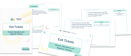 Exit Tickets Grade 3 – Operations and Algebraic Thinking