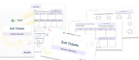 Exit Tickets Grade 4 – Geometry