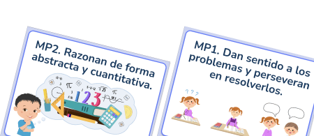 Mathematical Practices Math Posters (Spanish Version)