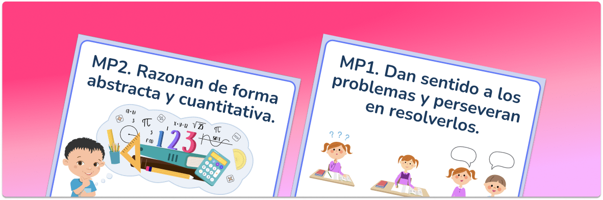 Mathematical Practices Math Posters (Spanish Version)