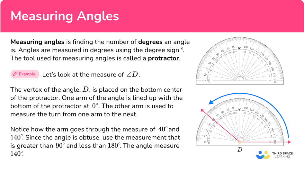 Measuring Angles - Math Steps, Examples & Questions