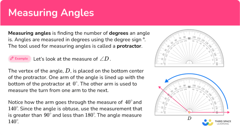 Measuring Angles - Math Steps, Examples & Questions