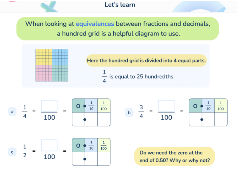 Year 5 fraction questions - AI maths tutoring 